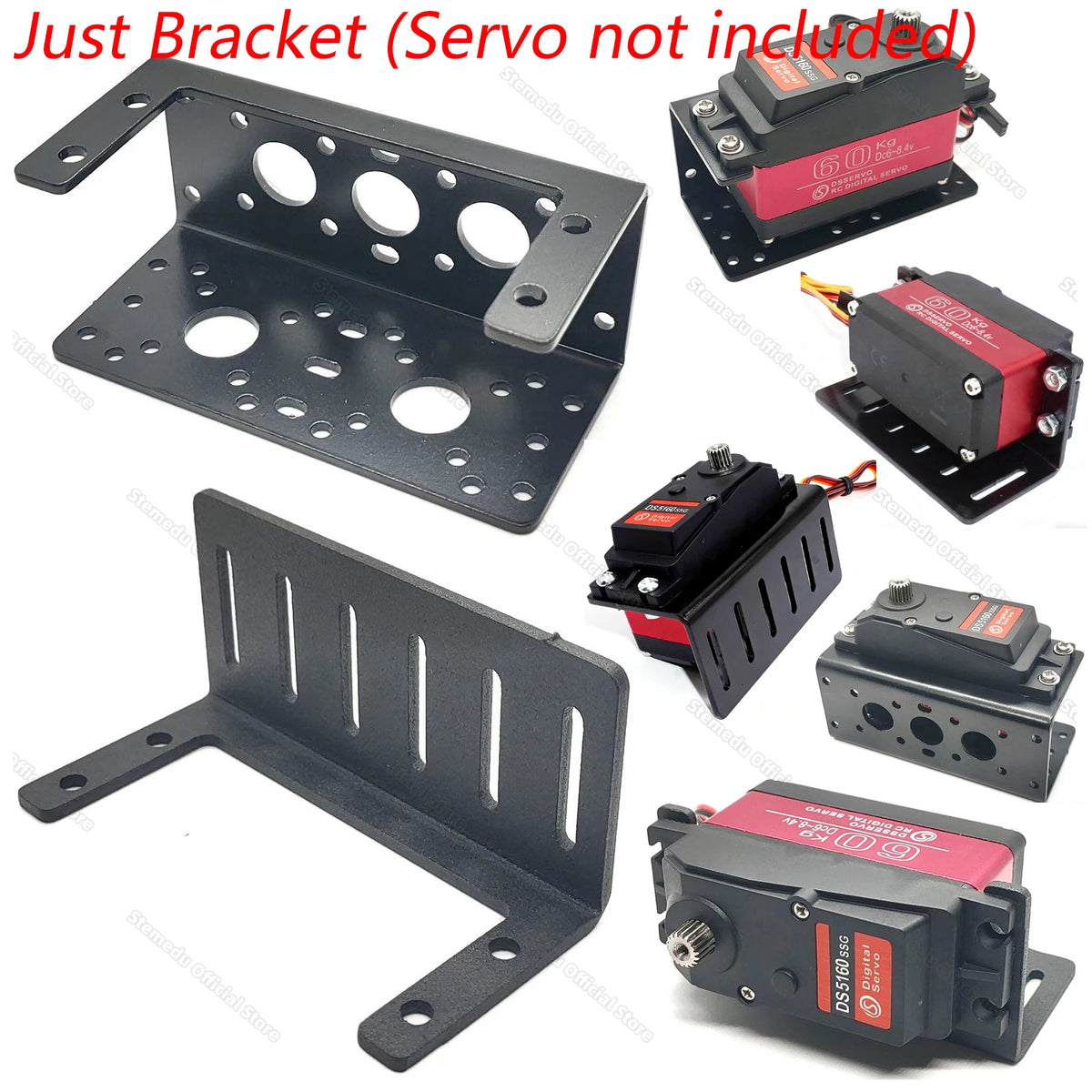 Metal Mounting Bracket for 1:5 Scale Servos