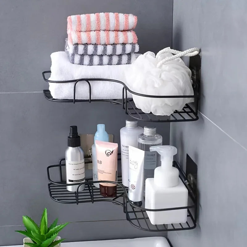 Wall-Mounted Bathroom Storage Shelf