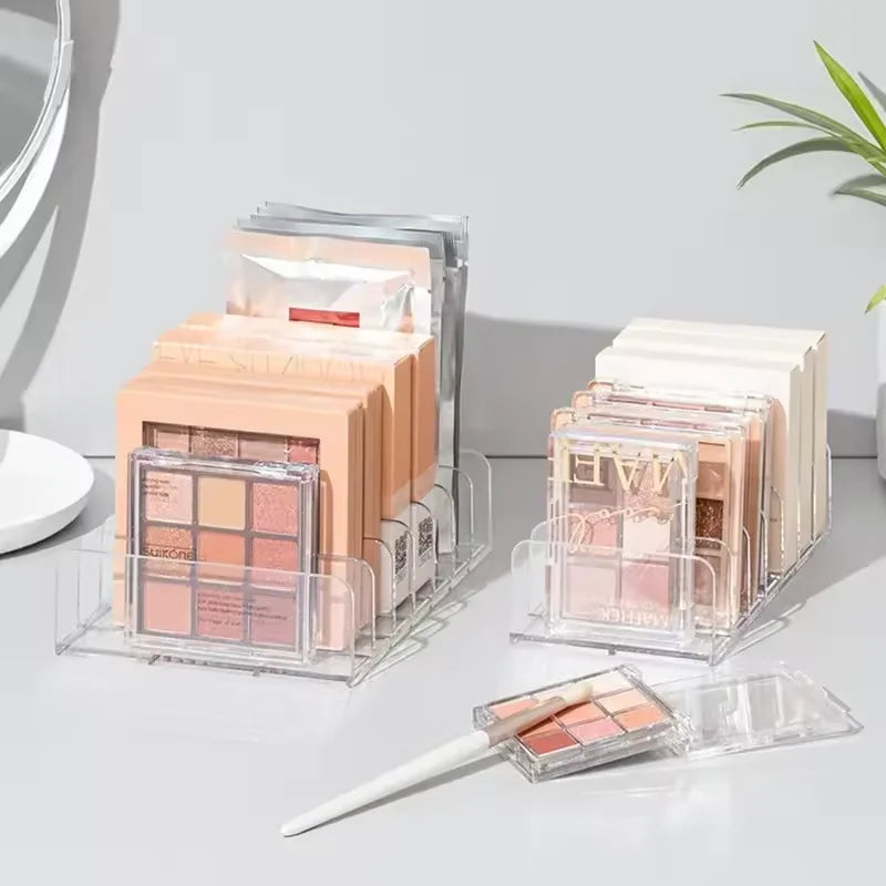 Seven-Compartment Makeup Palette Organiser
