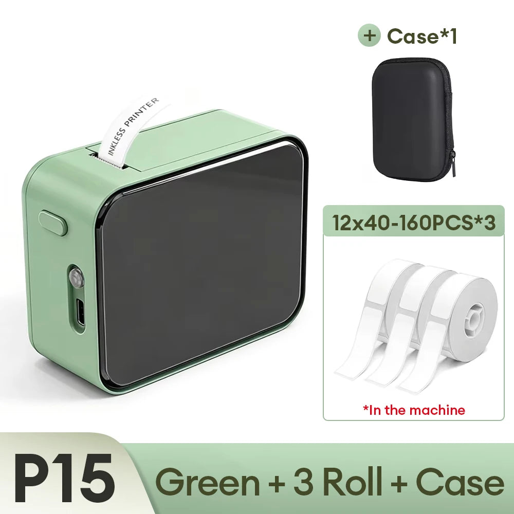P15 Bluetooth-thermische labelprinter