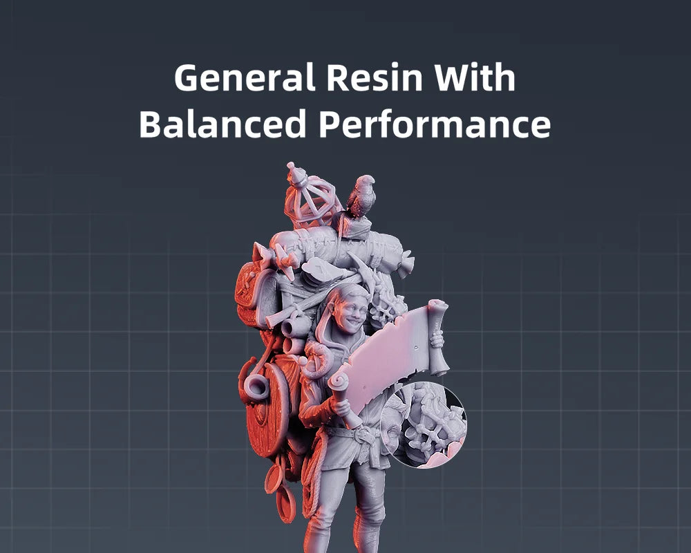 ANYCUBIC 405nm UV Resin for High-Precision 3D Printing