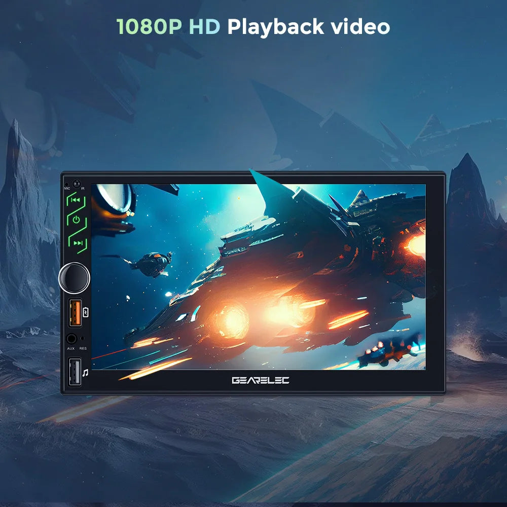 7 Inch Car Radio 2 Din Android 13 CarPlay Multimedia Player