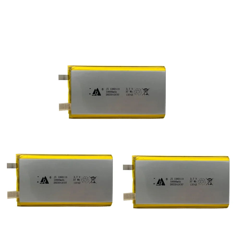 1260110 3.7V Lithium-Polymer Battery, Pack Options