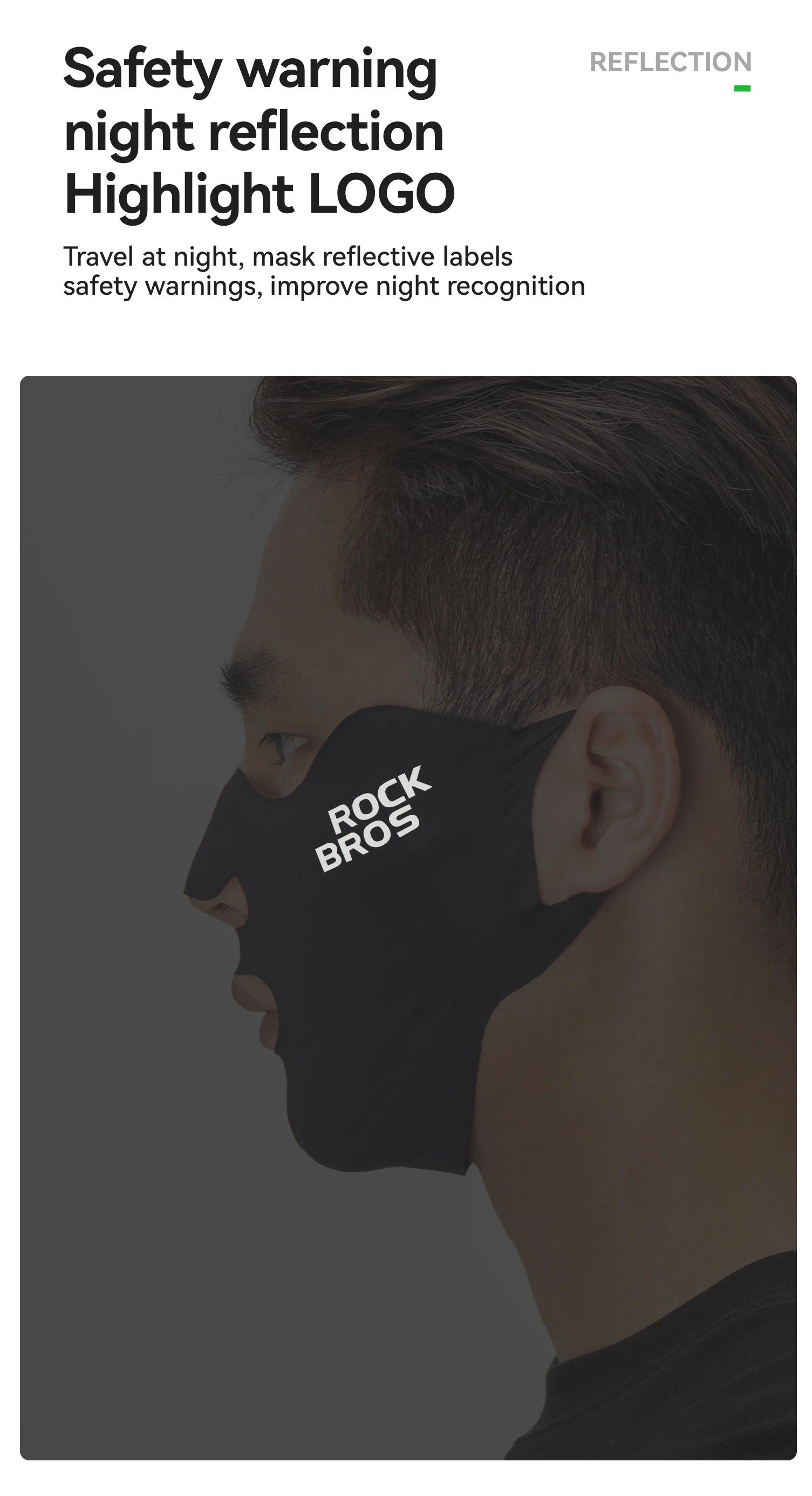 UPF50+ Ice Silk Cycling Face Mask for Sun Protection