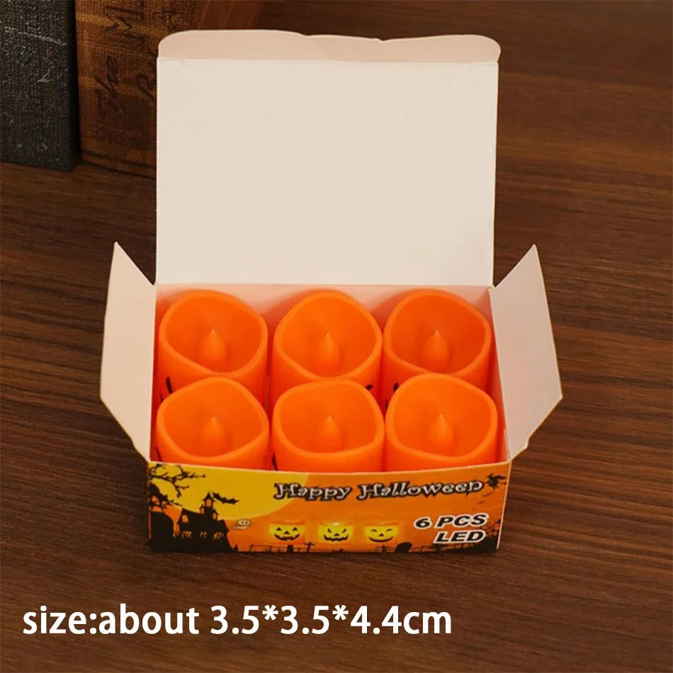 Bezpłomieniowa latarnia LED w kształcie dyni, różne rozmiary i warianty opakowania