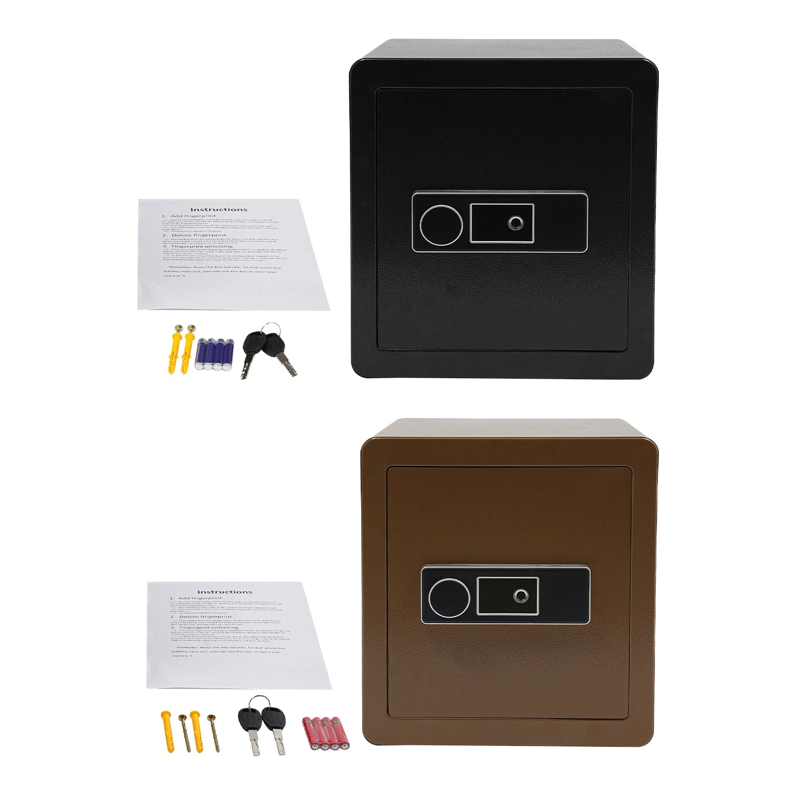 Domáci bezpečnostný sejf – 45L biometrická oceľ