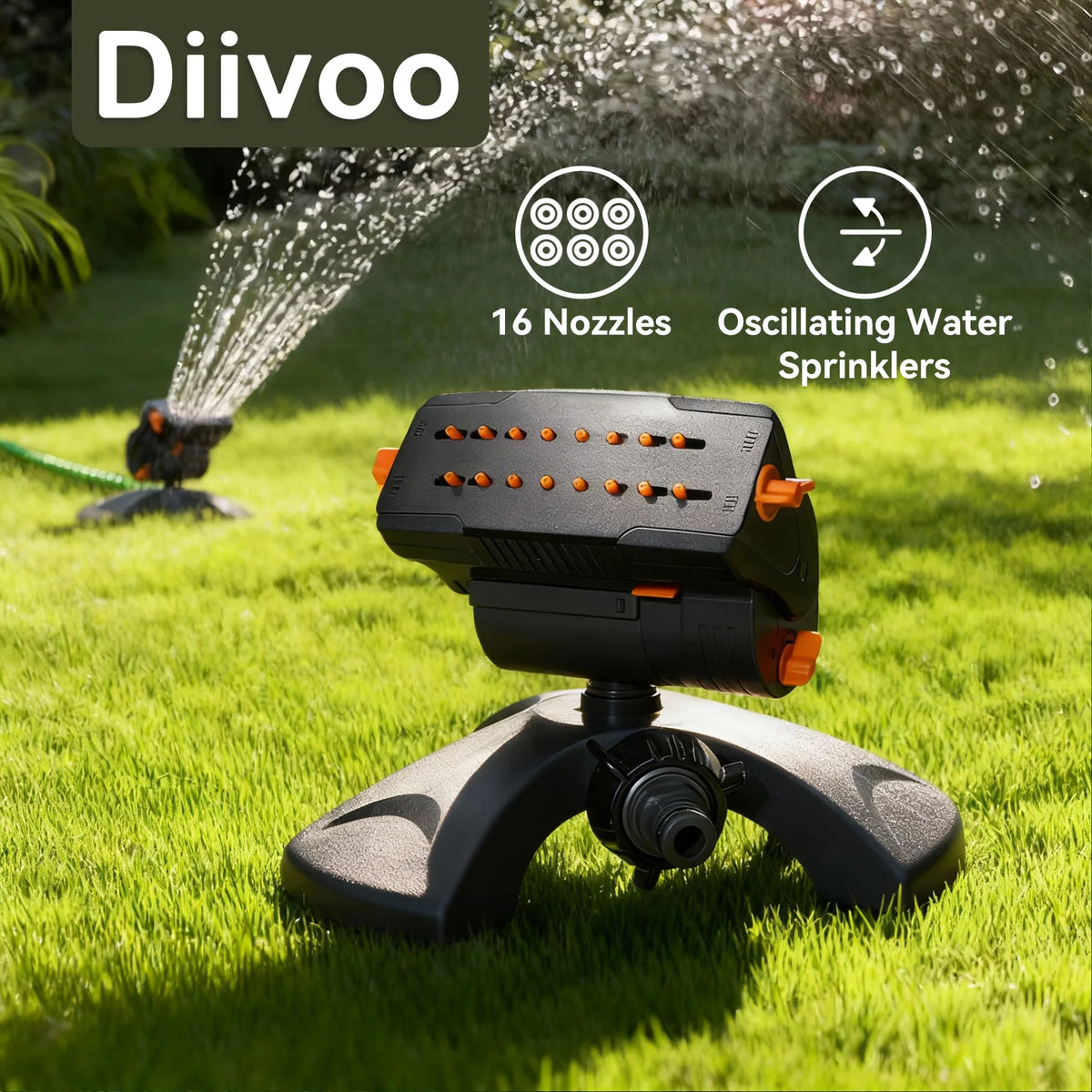 Adjustable Oscillating Garden Sprinkler