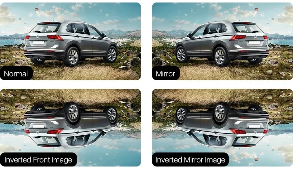 Wireless WiFi Solar Backup Camera Magnetic BaseAI Blind Spot Alarm Backup for IPhone Android Bus Van Truck RV Front Rear View .