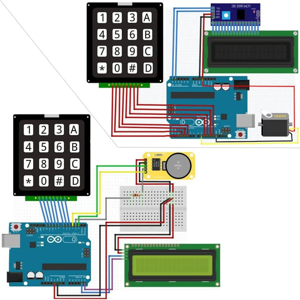 Matrix Membrane Keypad - 12 or 16 Keys