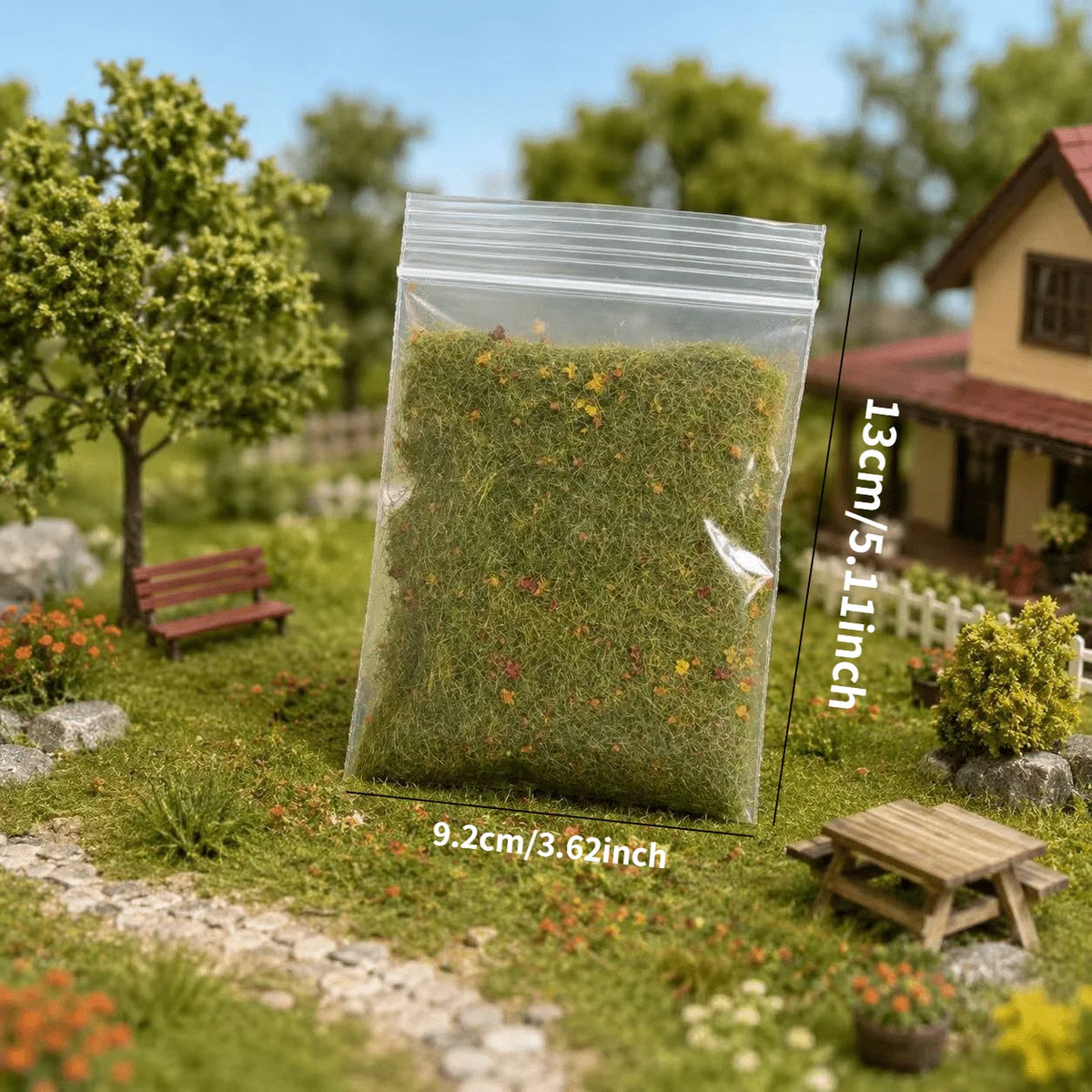 Autumn Model Scenery Grass and Foliage Mix
