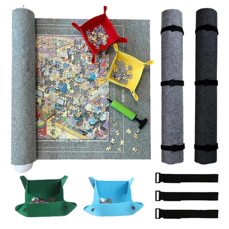 Covor pliant pentru puzzle-uri – Mărime și opțiuni de culoare