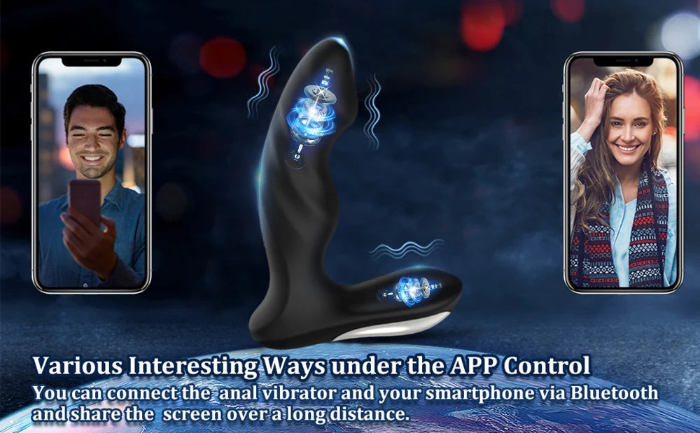 APP Control Sex Toys Anal Vibrators Prostate Massage Butt Plug Prostate Stimulator Anus Male Masturbator Plug Sex Toys For Men