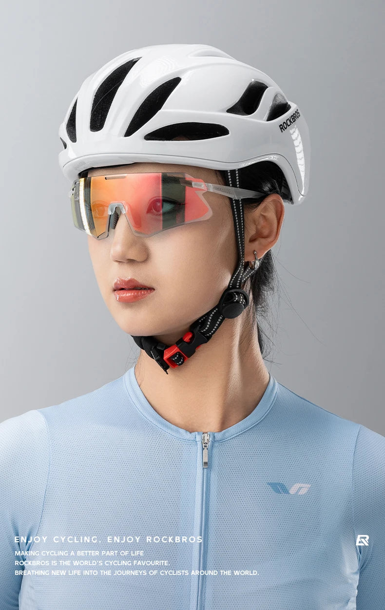 Photochromic Cycling Glasses with TR90 Frame