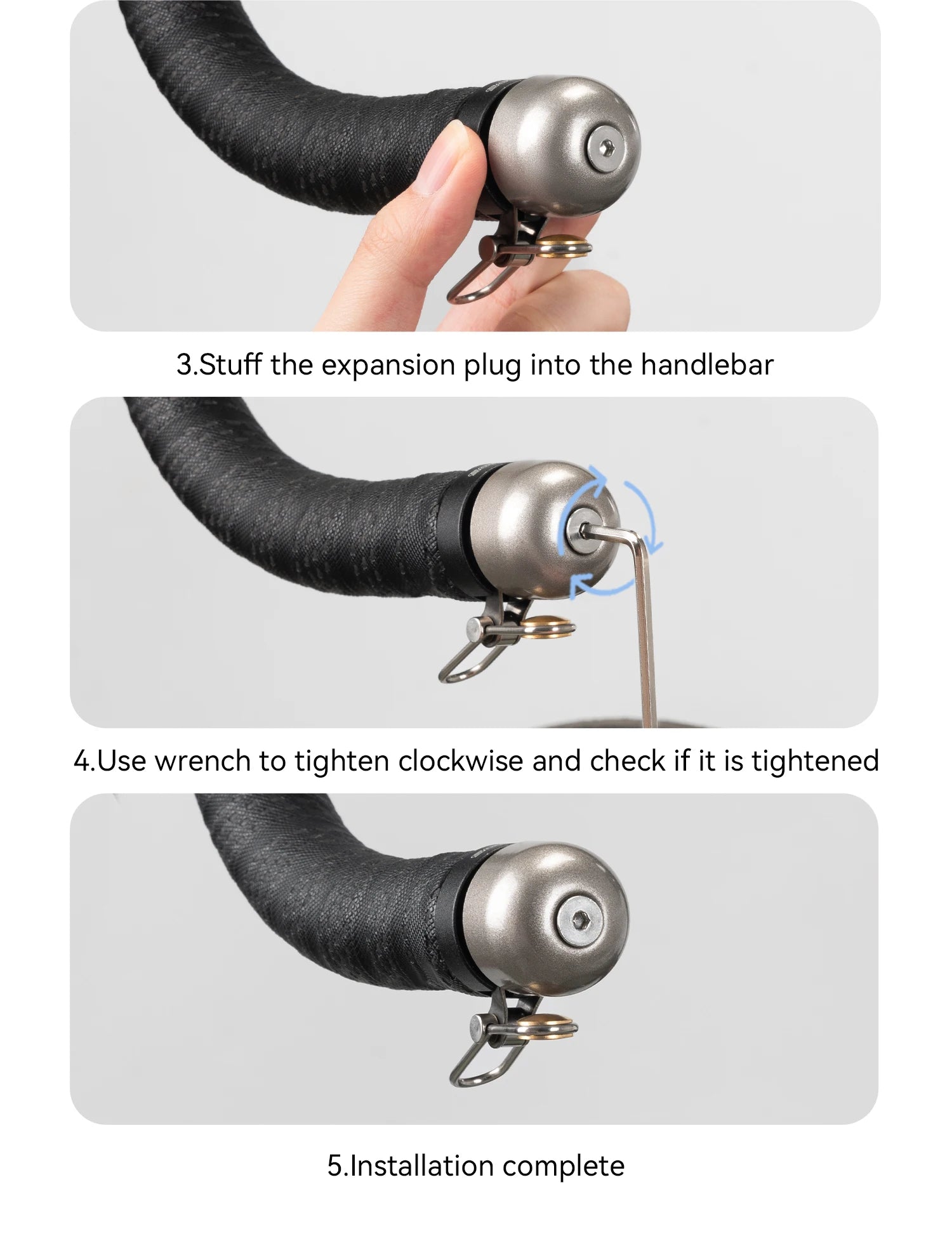 Bicycle Bell 100dB Loud Ring for 22.2mm Handlebars