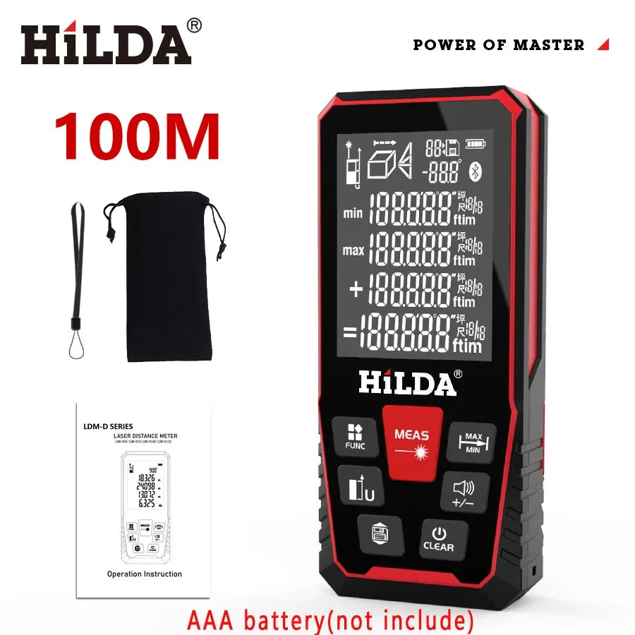 Digital Laser Distance Meter with Range Options