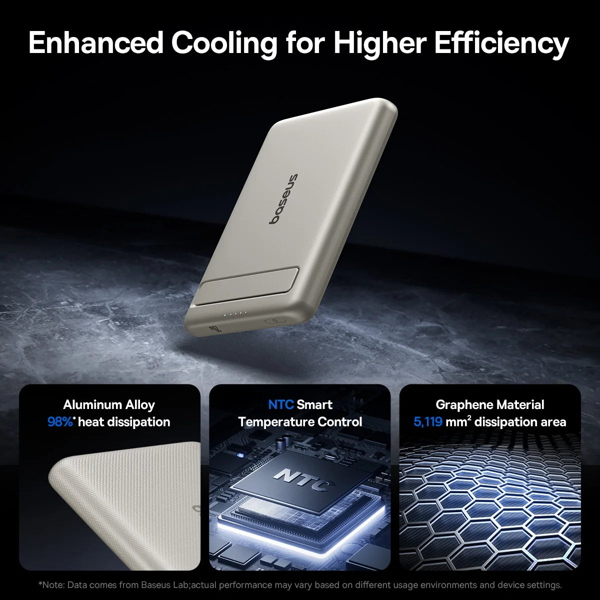 Baseus Qi2 Magnetic Power Bank with Kickstand 5000mAh