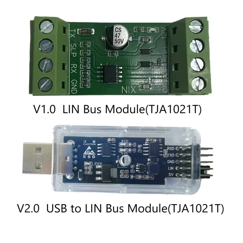 Opciones de módulo de interfaz TTL o USB LIN Bus