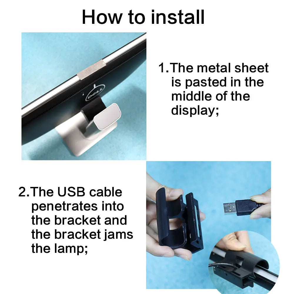 Dimmable Monitor Light Bar - RGB Options