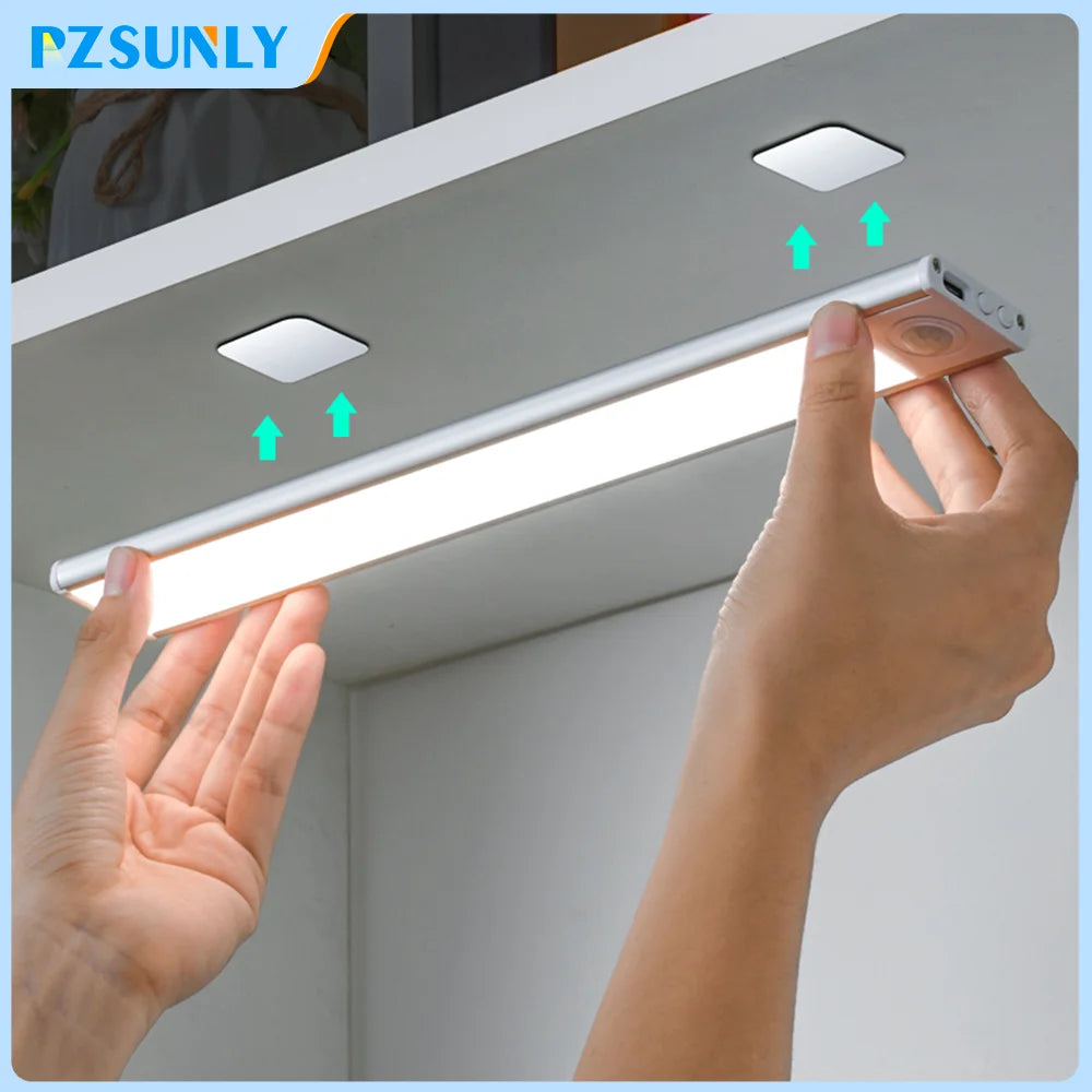 USB-C Rechargeable Cabinet Sensor Light, 20–50 cm