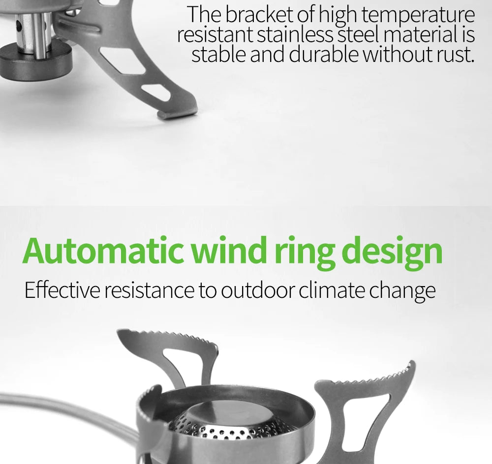 BRS-51 Split Camping Gas Stove, 3240W Foldable Outdoor Burner