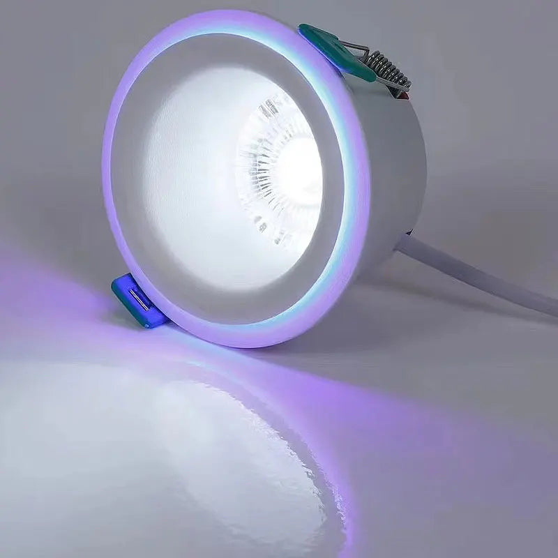Recessed LED Downlight with Decorative Centre and Edge Light
