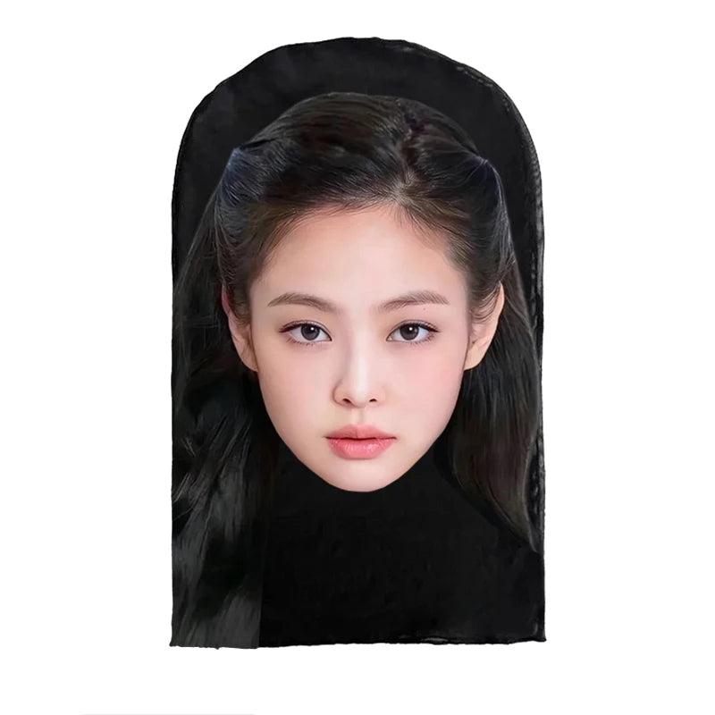 New 3D Printed Kanye Mask Drake Elastic Mesh Full Face Mask for Unisex Cosplay Headwear Party Simulation Balaclava Hat Headgear