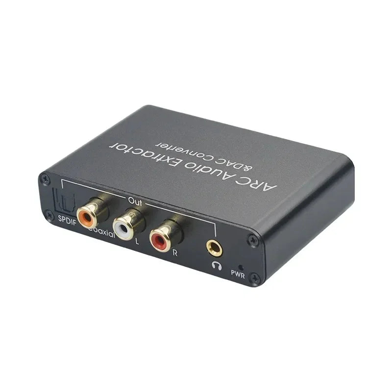 HDMI-Compatible ARC Audio Extractor with Optical, Coaxial and RCA Out