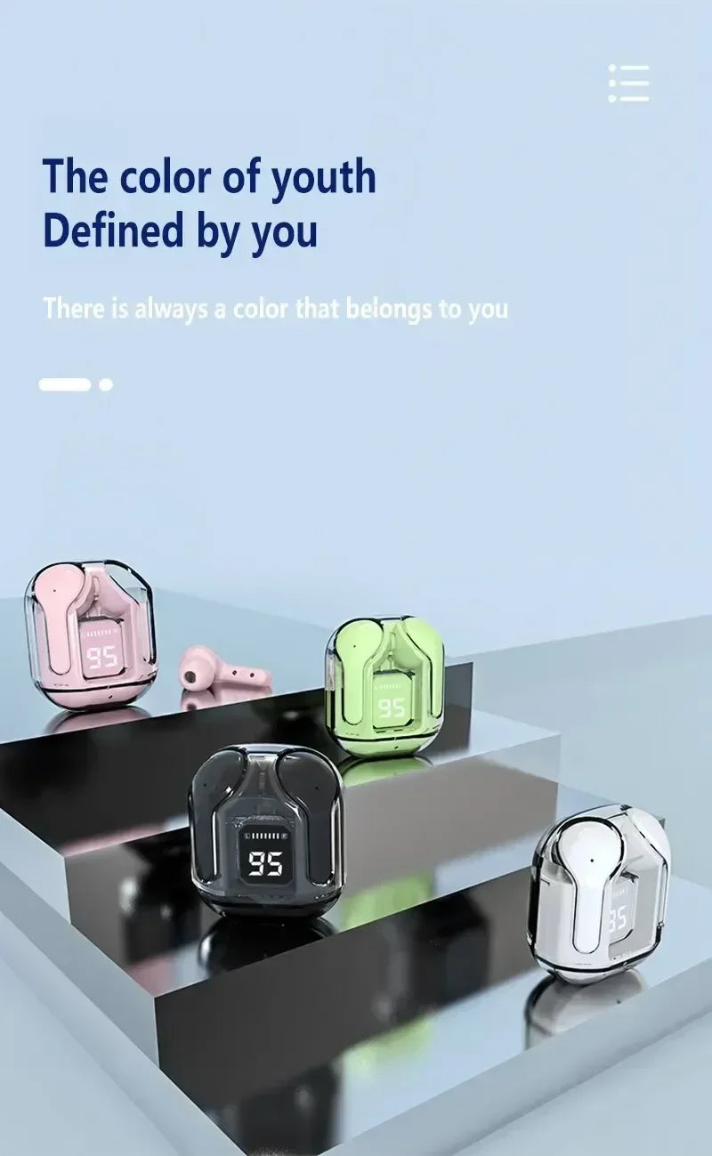 Original T2 Wireless Bluetooth Earphone with HiFi Sound and LED Display