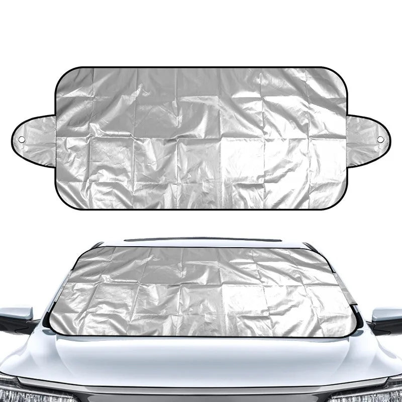 Car Windscreen Cover for Snow and Ice, Polyester, Waterproof