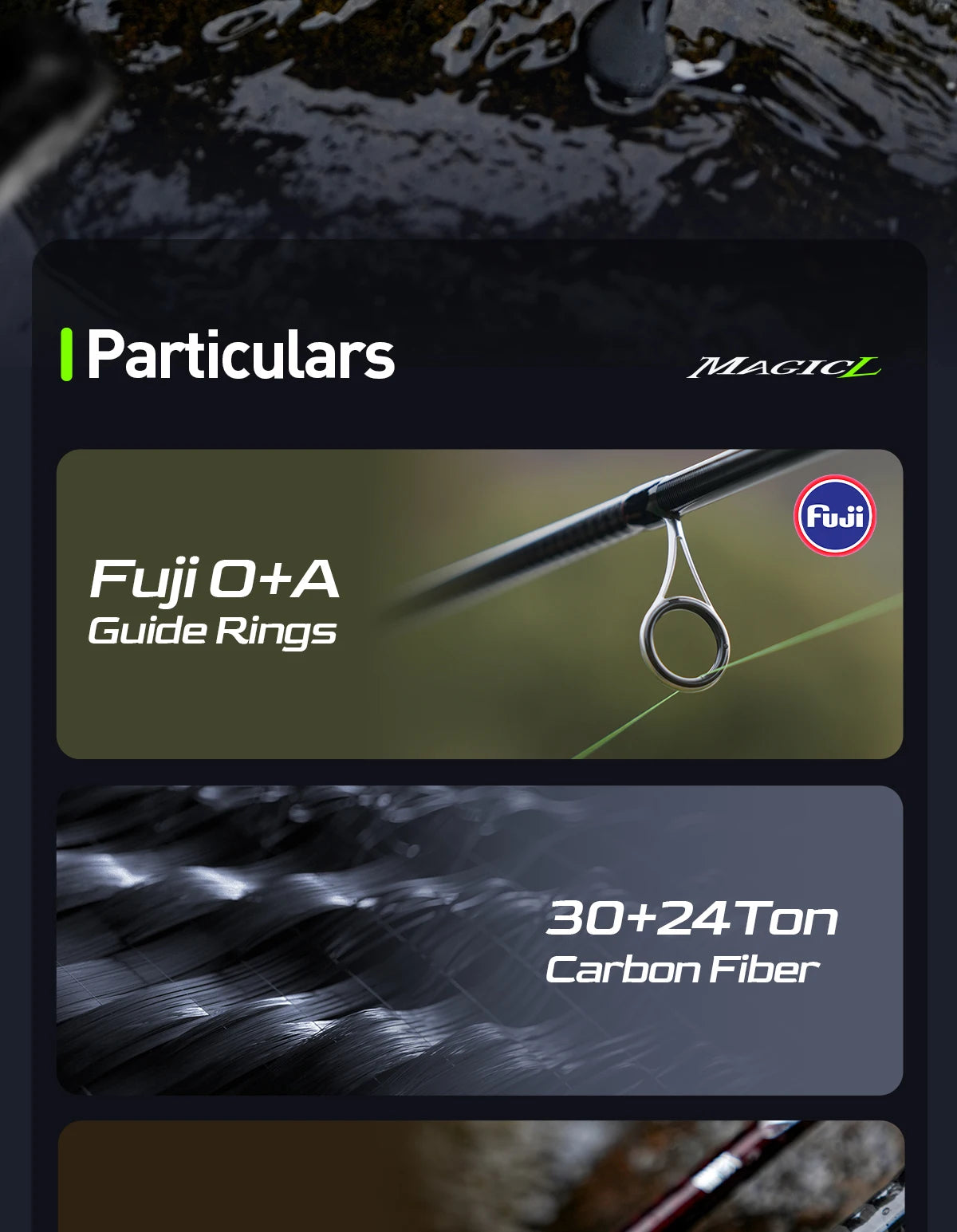 HANDING Magic L Spinning & Casting Fishing Rod