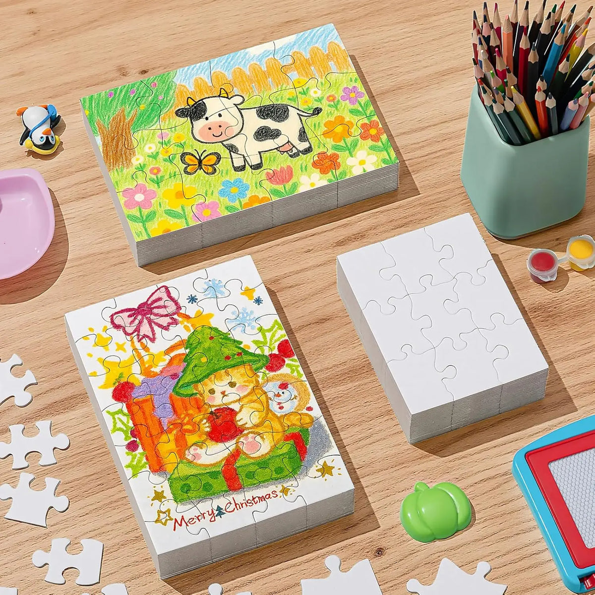 Blanke DIY-sudoku-puslespill, 72 ark