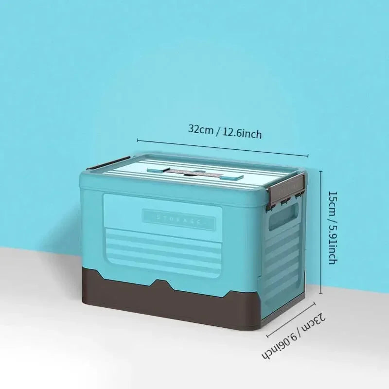 Foldable Plastic Storage Box, Single or Three-Pack