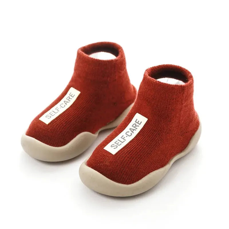 Soft Sole Baby Shoes for First Walkers Knit Booties