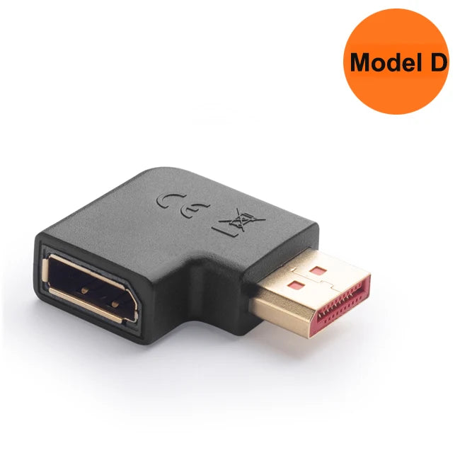 Zahnutý adaptér DisplayPort 1.4