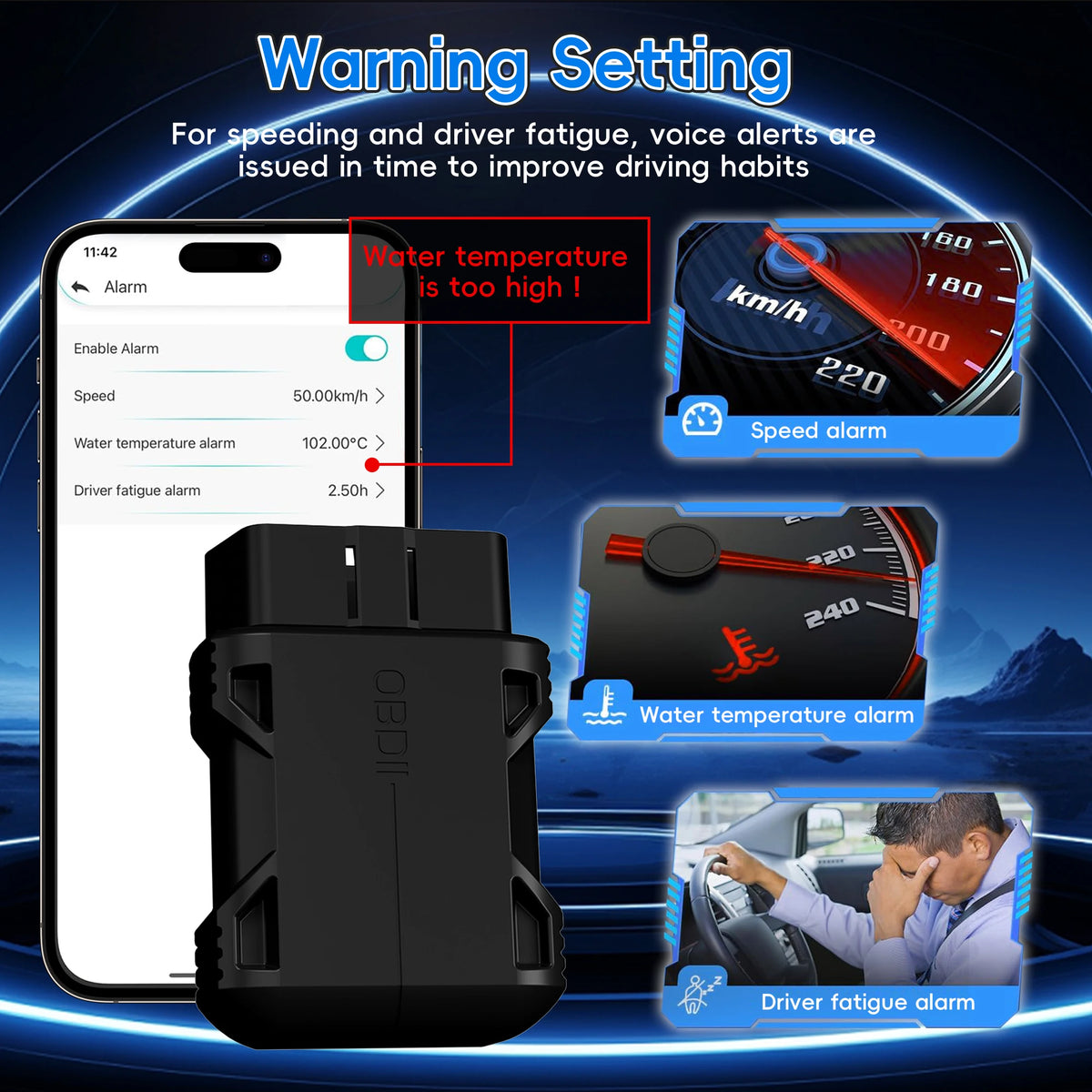 Bluetooth OBD-II Diagnostic Adapter