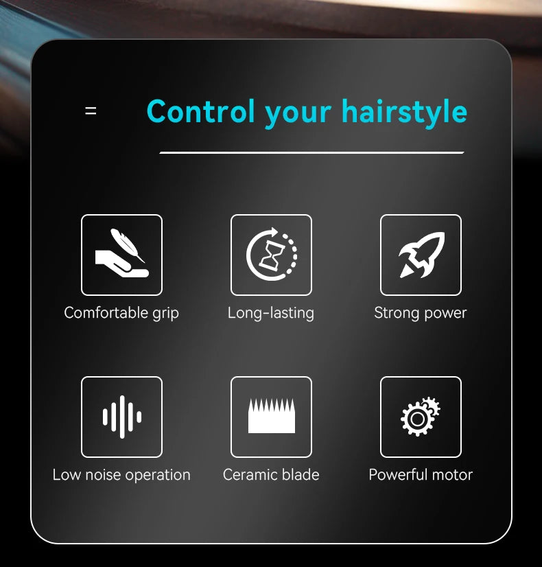 Kemei KM-1858 9000RPM 10W Hair Clipper,KM-264 Rechargeable Electric Trimmer,Original KM-T95 Shaver For Men Barber Clippers Kit