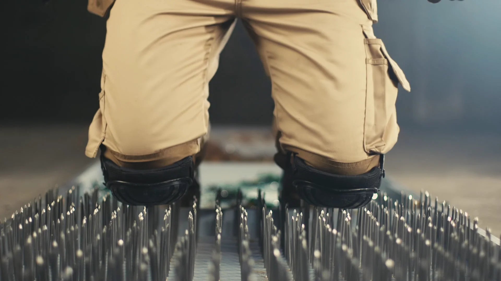 Professional Knee Pads for Work; Gardening & Construction Double Straps and Adjustable Clips;Industrial Heavy Duty Tactical