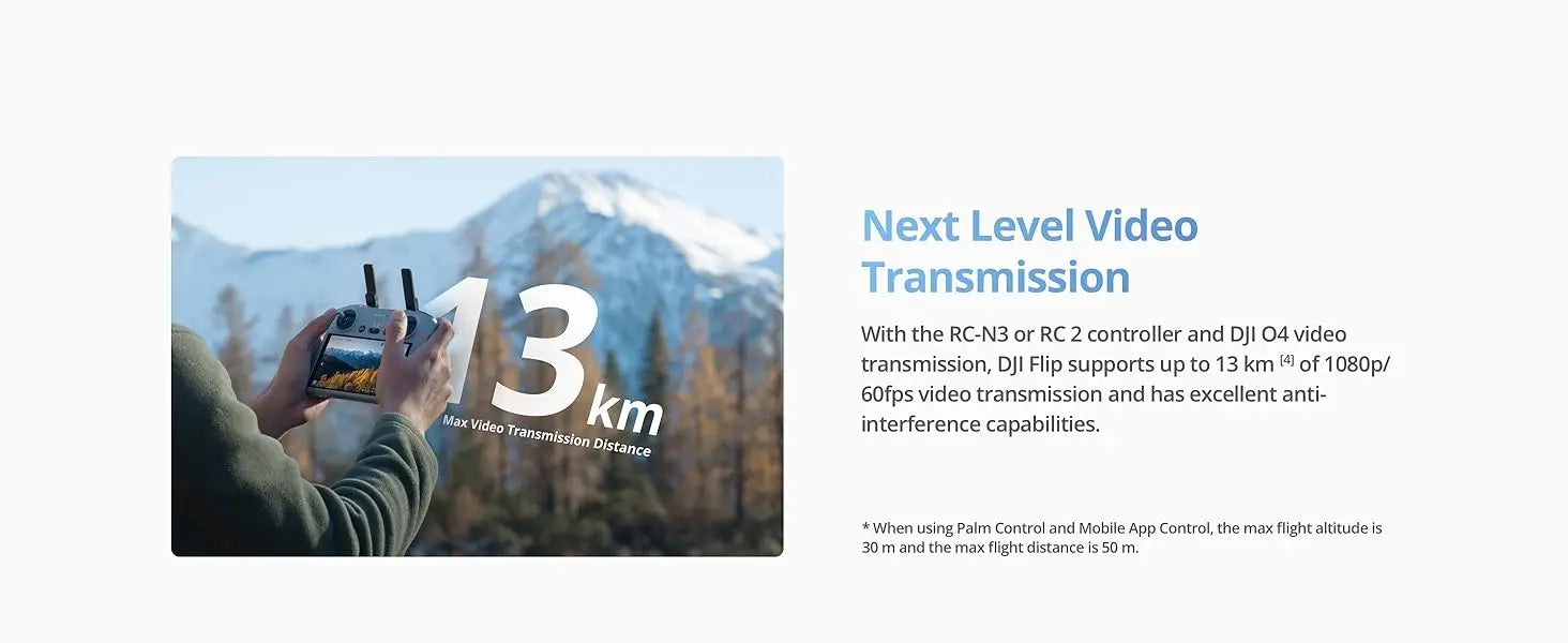 DJI Flip Camera Drone with 4K Stabilized Flight