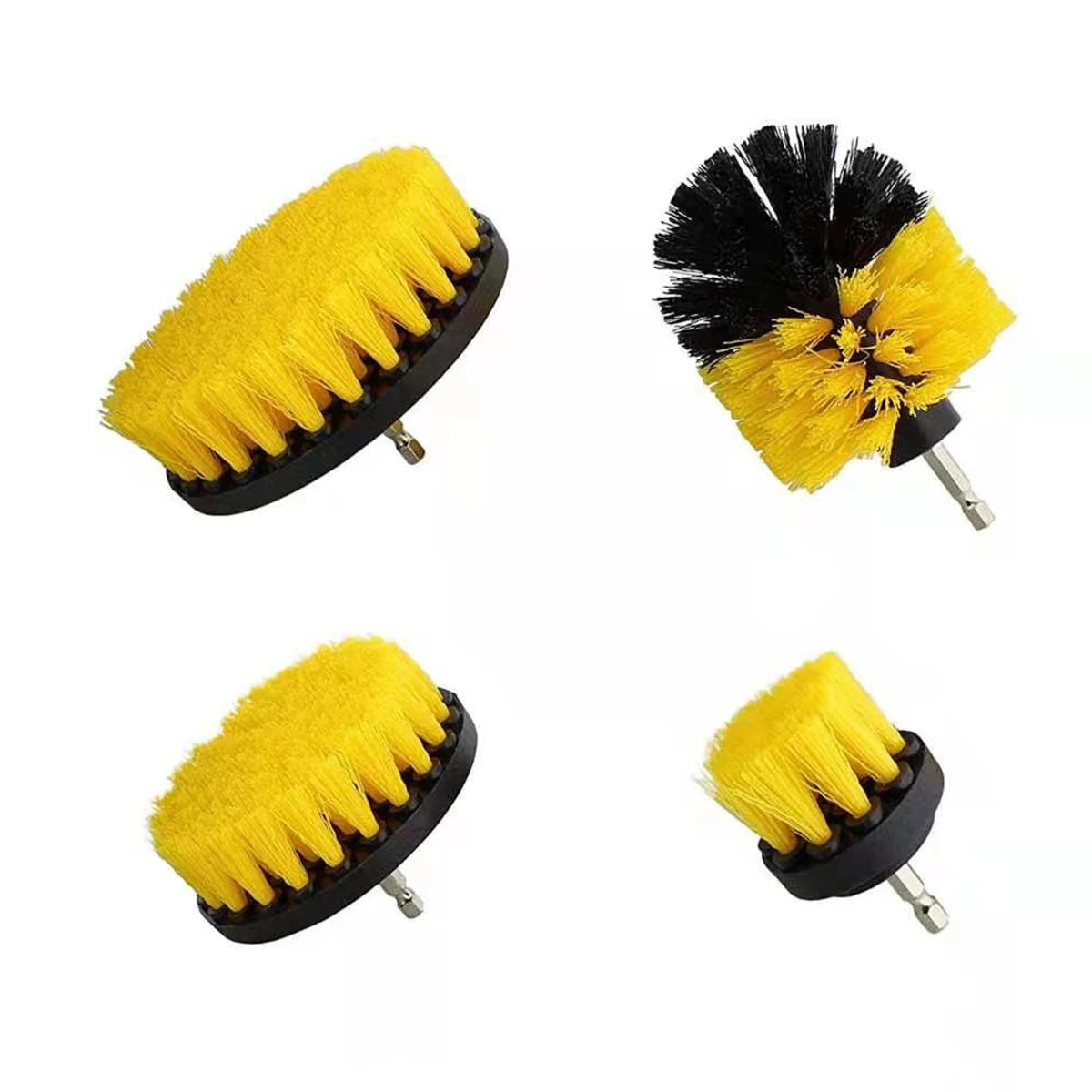Drill-Powered Cleaning Brush Set