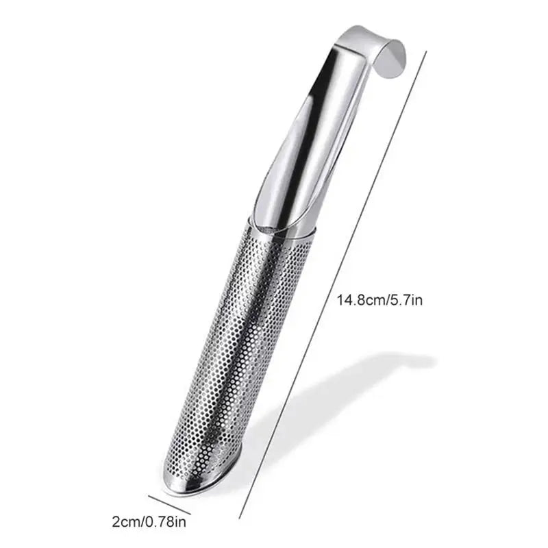 Stainless-Steel Tube Tea Infuser with Hook