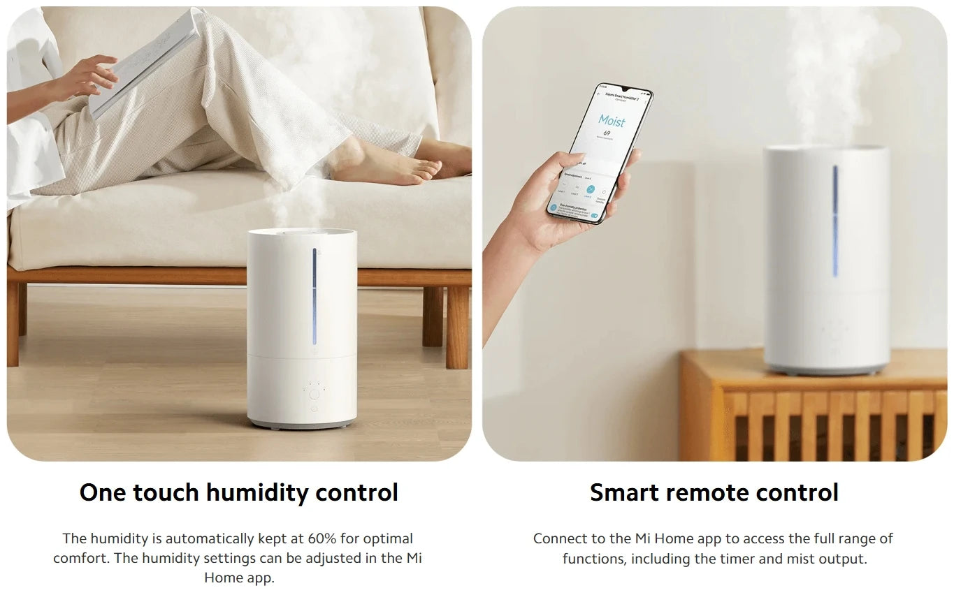 Xiaomi Smart Antibacterial Humidifier 2 4.5L UV-C Mist Control