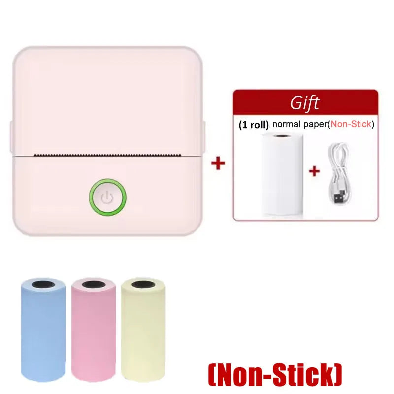 X6 Mini Taşınabilir Mürekkepsiz Etiket ve Fotoğraf Baskısı için Termal Yazıcı