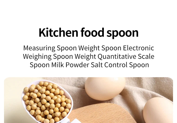 Digital Kitchen Scale Coffee Scoop with LCD Display 🥄