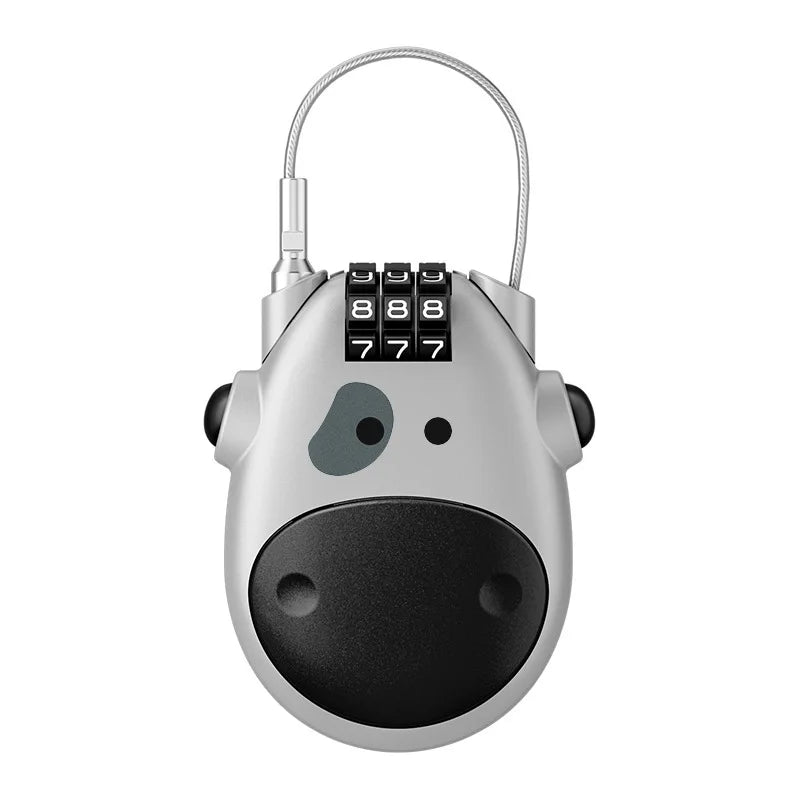 Retractable Combination Cable Lock
