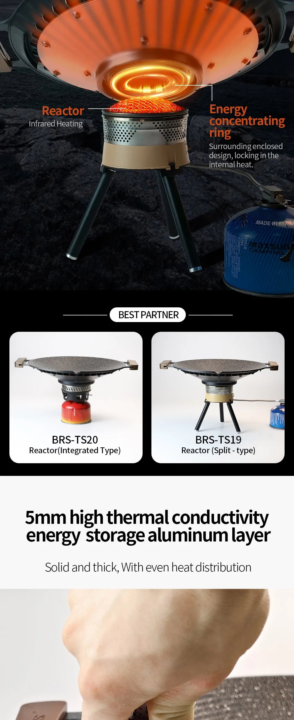 Non-Stick Korean BBQ Grill Pan for Stovetop and Outdoor Cooking