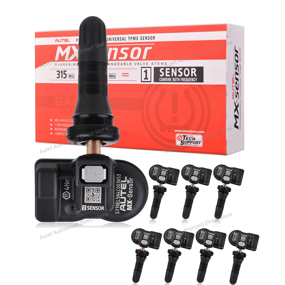 Autel MX-Sensor 2-i-1 TPMS 315MHz & 433MHz Tryk-Indsæt Erstatning