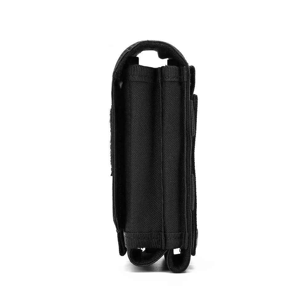 Dvojitý MOLLE laserové puzdro na telefón, taktické opasok EDC, puzdro na opasok, držiak, bedrové doplnky, taška Outdoor kempovanie, mobilný telefón, balíček