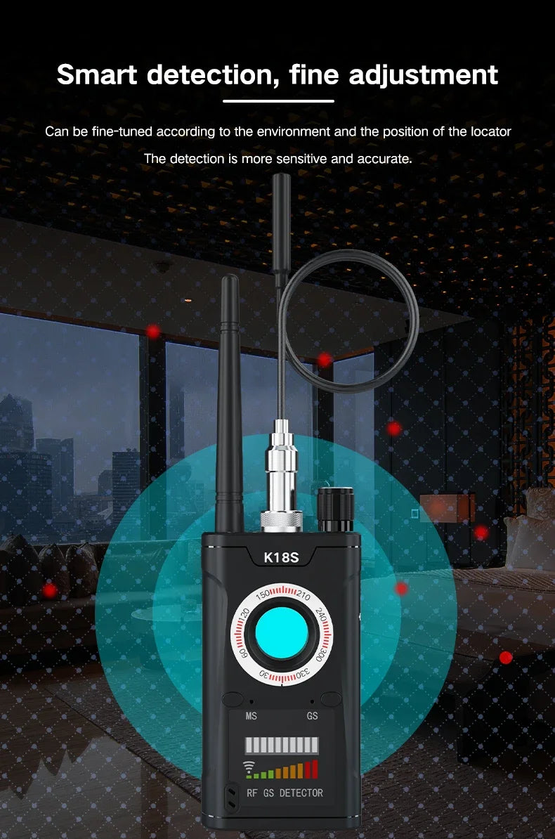 Hidden Camera Detector Anti Spy Gadget Professional Hunter Wireless Signal Car GPS Infrared Search Wiretapping Bug Mini Devices