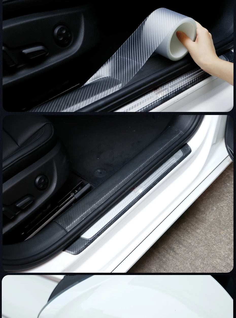 SEAMETAL Car Door Protector Sticker Transparent Nano Tape 10m Anti Collision Car Bumper Stickers Protector Films Car Accessories