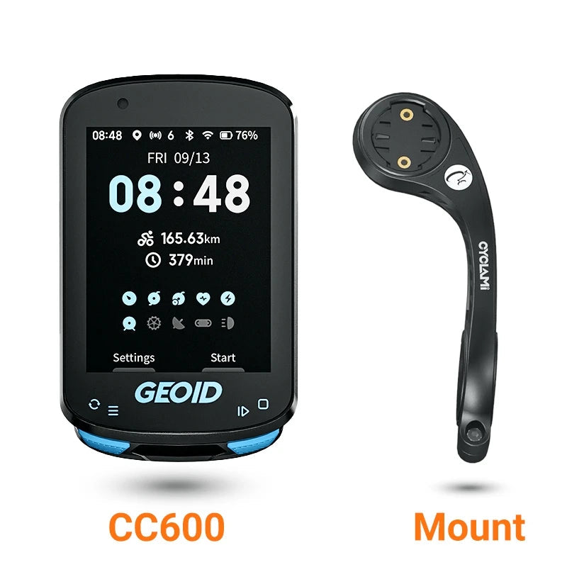 GEOID CC600 Color Screen Bike Computer Smart Navigation GPS Wireless Bicycle Speedometer WIFI ANT+ 11 Languages Cycling Odometer